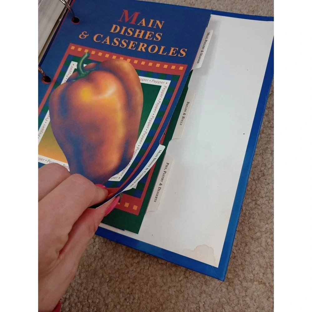 Recipes Cookbook South Fork Baptist Church Winston Salem, NC 1998‎ Binder
